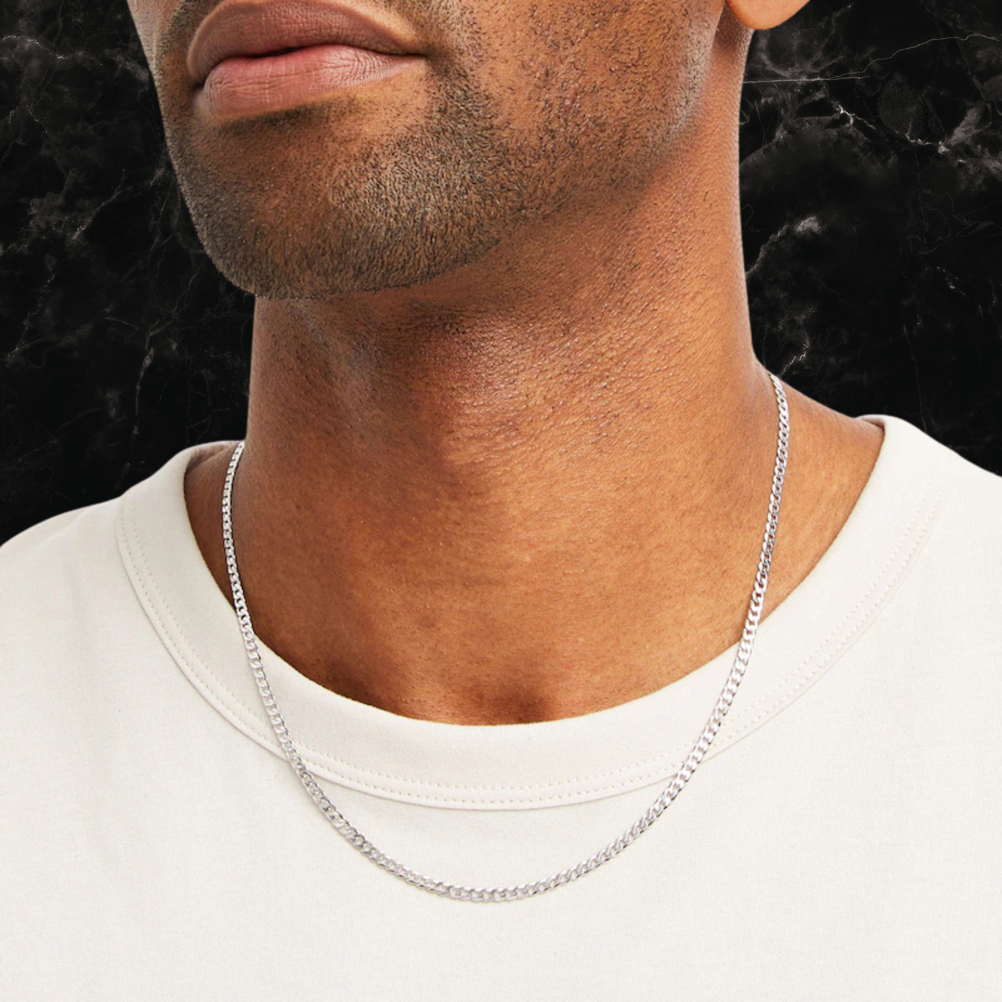 VANDAL NOIR SILVER CHAIN