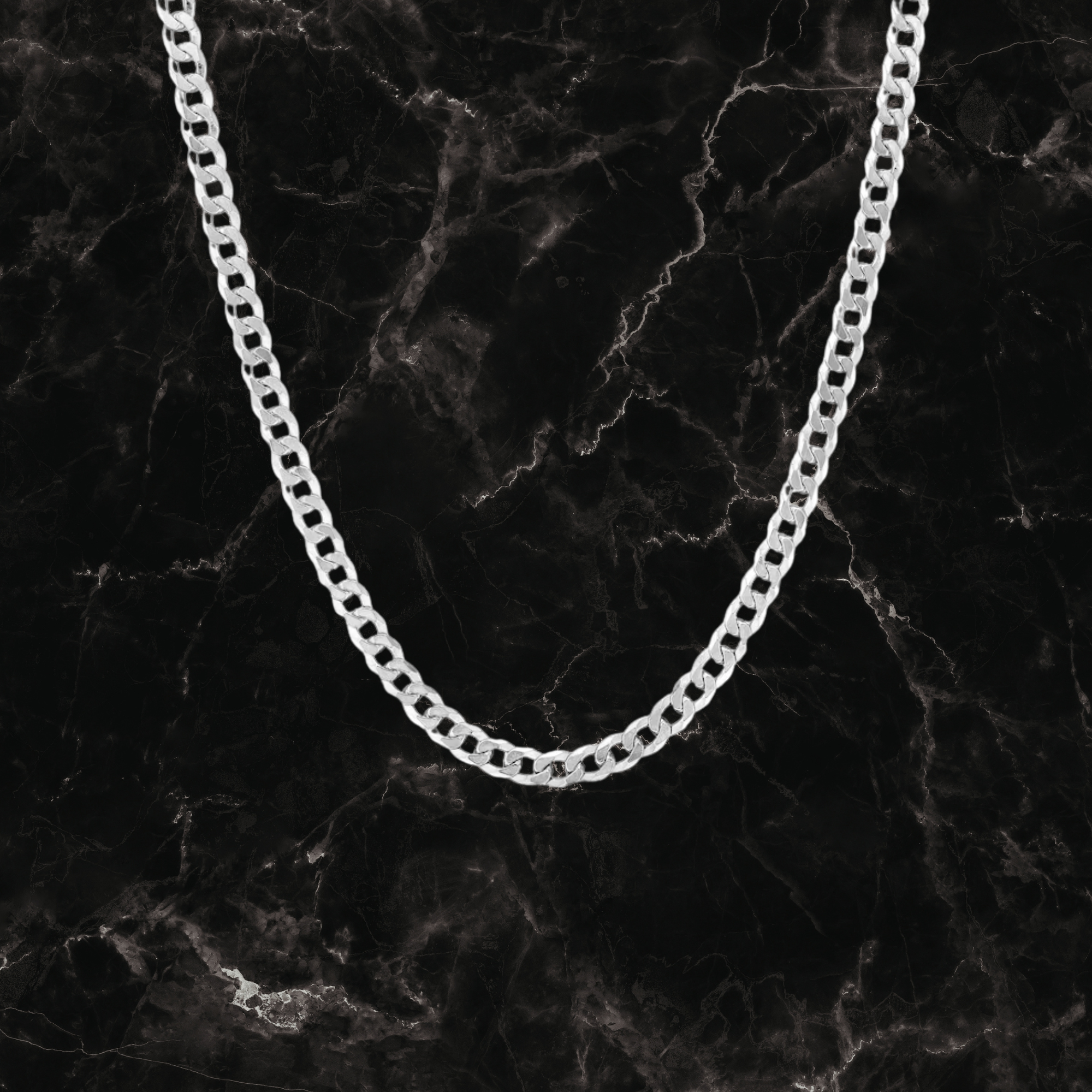 VANDAL NOIR SILVER CHAIN