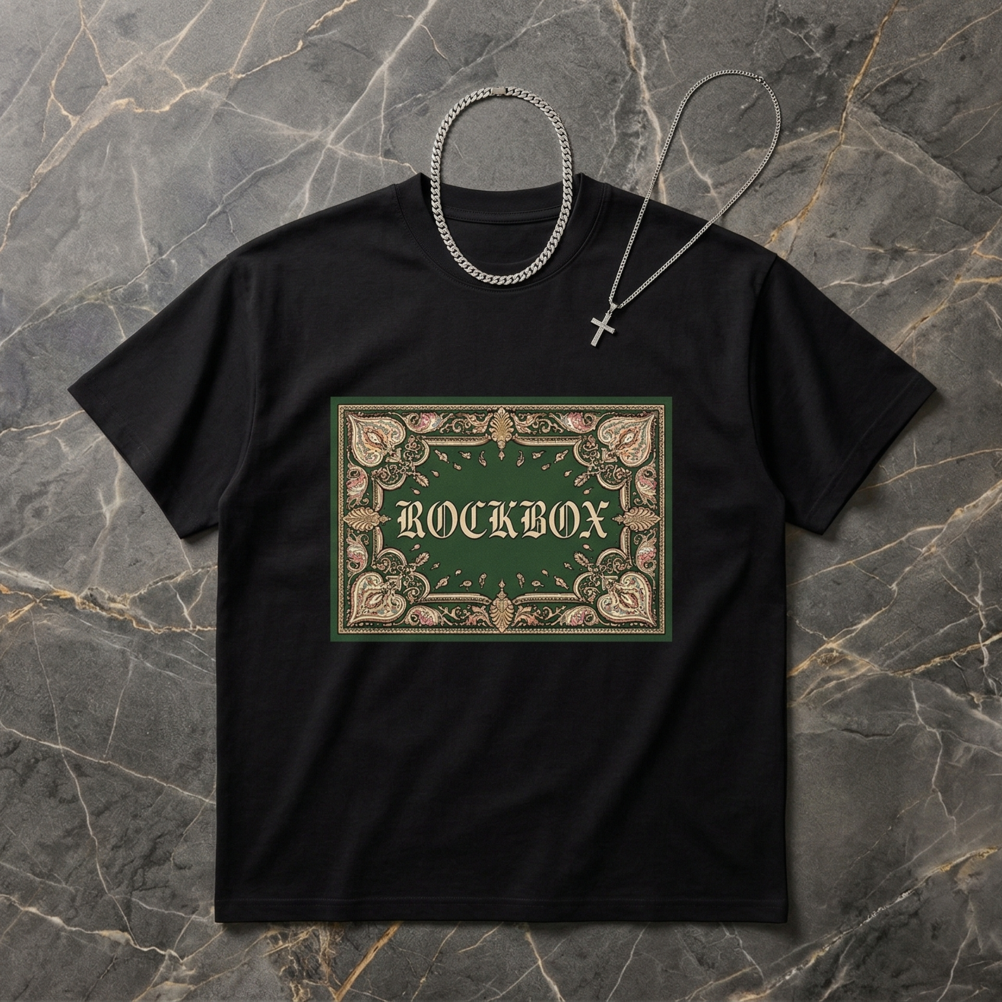 VANDAL X ROCKBOX COLLAB PERSIAN CARPET TEE